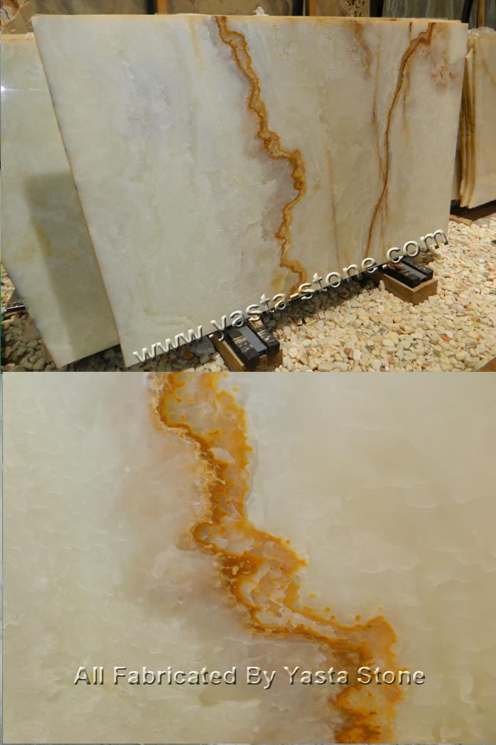 Yellow White Onyx